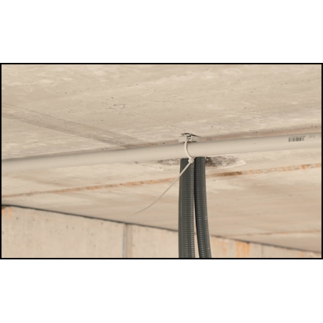 Embase clouable latérale avec collier de serrage TBBL