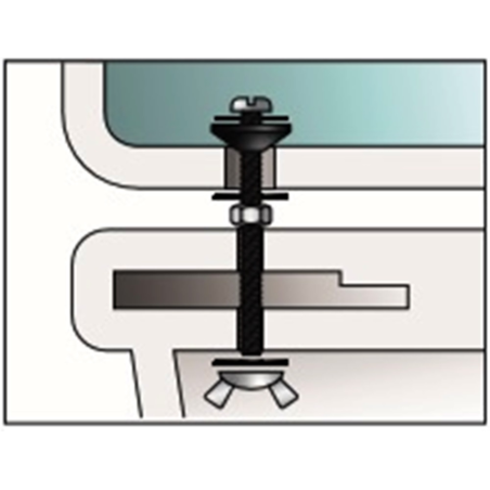 Fixation de réservoir WC FCIS